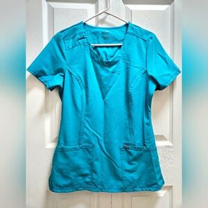 Cherokee Infinity Women's Srub Teal Top Size XS